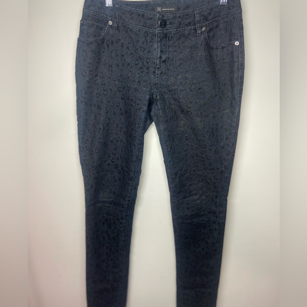 INC International Concepts Animal Print Jeans
